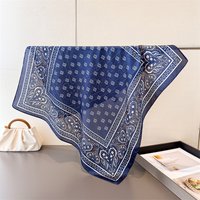 Retro Styles New Spring Summer Women Scarf Silk Satin Scarves Shawl Headband Hijab Bandana Wrap Bufanda Gift
