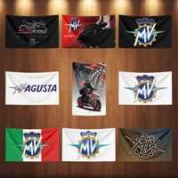 3x5 Ft Motorcycle MV Agustas Flag Polyester Digital Printing Banner for Garage Wall Art Out Door Decoration With Brass Grommets