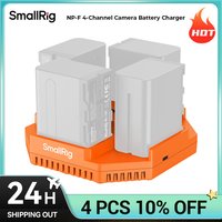 SmallRig 4-Channel Camera Battery Charger with PD100W Fast Charging OLED Display Compact NP-F Battery Charger for Sony NP-F970