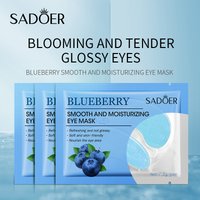 SADOER Blueberry Smooth Moisturizing Eye Mask remove dark circles eye patch facial care products Smooth Repairing Eye Skin Care