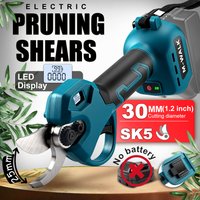 M-WALK Brushless 30mm Electric Pruning Shear LED Display Cordless Fruit Tree Bonsai Electric Scissors For Makita 18V Battery Pin image 4