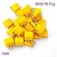 10 / 50Pair Amass XT30 XT30U MR30 MR30PB Plug Male Female Bullet Connector Gold Plated Banana Plug for RC Drone Accessories