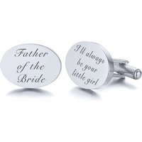 New Custom Mens Cufflinks Stainless Steel Oval Shirt Cuff Button Personalized Initial Wedding Date Man Cuff Links