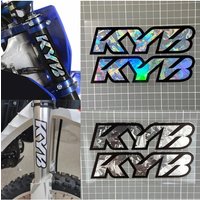 AliExpress NONE 2PCS/SET Holographic Fork Sticker Set, Waterproof Vinyl Decals for Motorcycle Dirt Bike, Multi-color Options