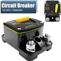 NEW 50A 60A 80A 100A 150A 200A 250A 300A AMP Circuit Breaker Fuse Reset 12-48V DC Car Audio Amplifier Breaker Waterproof 2022