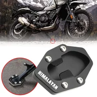 2025 NEW Motorcycle Accessories Kickstand Enlarge Side Stand Extension Support Pad Fit For Royal Enfield Himalayan 450 2024 2025