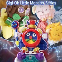 AREAX Yu Gi Oh Monster Series TIME WIZARD Building Block Education Collection Model Toy KURIBOH Children's Gift Building Blocks