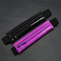 Waterproof Elastic Waist Bag Slim Invisible Phone Pouch Lightweight for Outdoor Sports Working Men Women