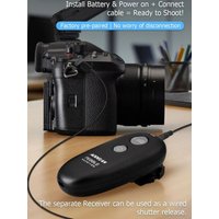 Continuous Shooting 2.4Ghz Wireless Remote Control Shutter Release for Sony ZV-E1, A6700, A7C II, ZV-E10 II, A7 V, A7M5