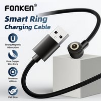 2Pin Smart Ring Fast Charge USB Charging Cable Magnetic Charger Power Adapter Wire For Smart Ring Dock Connector for Oura Rings