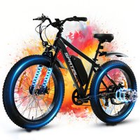 AliExpress SPATIAL Parrot Mr./Ms. Adult Electric Bicycle 250W Motor E-bike 48V13Ah Battery Electric Bike 26 Inch Fat Tire E-Mountain Bike