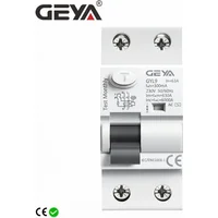 GEYA GYL9 AC Type RCCB disjoncteur à courant résiduel électromagnétique AC ELCB 2 pôles 25A 40A 63A 100A RCD 30mA 100mA 300mA