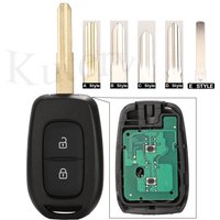 jingyuqin Remote Car Key 433mhz with PCF7961M 4A Chip for Renault Sandero Dacia Logan Lodgy Dokker Duster Trafic Clio4 Master3