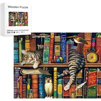 Unique Irregular Wood Puzzles - Animal Shaped Jigsaw Puzzles for Adults Kids