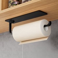 Space Saving Under Cabinet Paper Towel Holder Durable Plastic Kitchen Bathroom Dispenser For Small Apartment Home Use