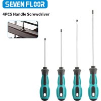 4pcs Multipurpose Handle Screwdrivers Set PH/SL Electrician Insulated Security Repair Hand Tools Cross/Straight Type Kit