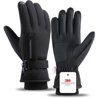 AliExpress NONE Men's Cycling Gloves Winter Touchscreen Warm Women Bicycle Gym Outdoor Driving Motorcycle Waterproof Thermal Non-Slip Gloves