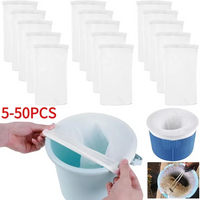 5-50Pcs Pool Skimmer Socks - Reusable Fine Mesh Filters | Nylon Pool Cleaning Accessories for Skimmer Basket
