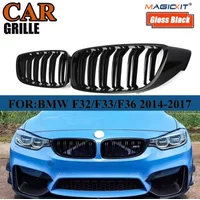 M4 Style Front Kidney Grille Grills Double Slat For BMW 4 Series F32 F33 F36 F82 F83 2013-2020 420i 428i 430i 435i 440i 418d