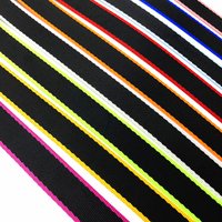 2 Yards/lot 20mm Polyester Nylon Webbing Color Watch Ribbon Backpack Strap Badge