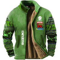 AliExpress NEW Suzuki's Casual Coat - Thick Jacket - Fleece Jacket - Warm Coat - Cycling Jacket - MotorCycle Outdoor Winter Activity Motorc