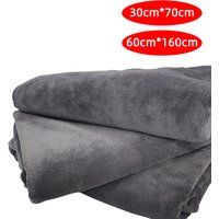 Ultra Fine Fiber Gray Cleaning Cloth Super Absorbent Ultra-Fine Fiber Towel Woven Dirt And Liquid Cleaning Towel Gray Towel Larg