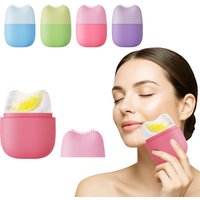 Ice Roller for Face & Eye Face Massage Silicone Ice Mold for Face Beauty Puffiness Relief Facial Massager Skin Care Tools Gifts