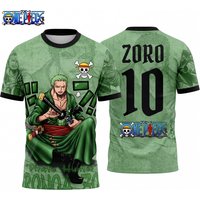 2026 Summer One Piece Captain RoRolan "Sea Hunter" 3D Printed Breathable Quick-Dry T-Shirt for Men and Women, Parental Use