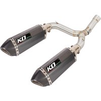 For Honda CRF450R CRF 450RX 2015-2016 Motorcycle Exhaust Escape System Middle Link Pipe Muffler With DB Killer Stainless Steel