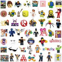 50pcs Roblox Graffiti Stickers Unique Waterproof Vinyl Decals For Skateboard Helmet Water Bottle Laptop Luggage Kids Teens Fans