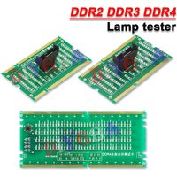 DDR2 DDR3 DDR4 Motherboard Memory Slot Diagnostic Analyzer LED Test Card CPU Light Tester False Load 1150 1151 1155 1156 771/775