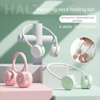 2026 New 360° Rotatable Neck Fan, Portable Cooling Fan, Air Cooler, USB Bladeless Neckband Mini Rechargeable Fan