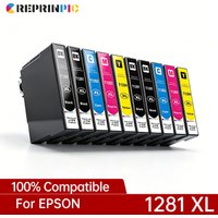 T1281 T12 XL Ink Cartridge For Epson T 1281 T1282 T1284 Compatible 230 125 S230 130 420W 425W 430W 305FW 440W 435W 430W Printer