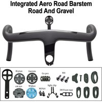 T1000 Carbon Fiber Full Internal Wiring Handlebars Suitable For Road Bikes, Gravel Handlebars, Bicycle Accessorie