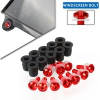 Moto For HONDA Africa Twin CRF1100L CRF1000L CRF 1000 1100 L XRV750 XRV 750 10PCS 5MM Windshield Bolts Kits Windscreen Screws