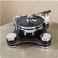 Minimalist Modern Vinyl Record Player Stainless Steel Model Room Hotel Clubhouse Living Room Ornament Decoration Not Player!