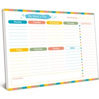A3/A4 Weekly Planner Pad (52 Sheets) – Efficient Planning & Organisation Tool with To-Do Lists for Students & Professionals