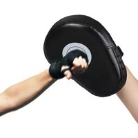 1Pcs Kick Boxing Gloves Pad Punch Target Bag PU Leather Karate Muay Thai Sanda Training Equipment Adjustable Strap For Adult Kid