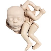 15Inch Reborn Doll Kit Blessing Premium Size Sleeping Baby DIY Blank Kit Simulation Doll Toy Body (cloth + Limbs + Head)
