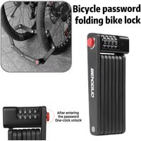 Bicycle lock, folding bike lock, mountain road bike lock, anti-theft, thick password lock
