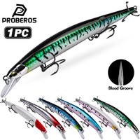 Proberos 1PC Sinking Minnow Bait 16.8cm/24.8g Vibrate Sinking Jerkbati Swimbait Magnet Trasnfer Long Casting Hard Fishing Lure