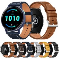 20 22mm Soft Leather Watch Strap For Garmin Venu 3 Band Forerunner 265 255 165 Music Vivoactive 4 For Garmin Venu Sq 2 Bracelet