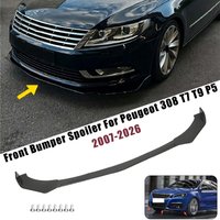 Sportowy przedni splitter zderzaka, spojler, listwa do Peugeot 308 T7 T9 P5 2007-2026, 5-częściowy regulowany zestaw do tuningu karoserii.