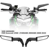 Motorrad Seite Spiegel Für Kawasaki Z1000 Z900 Z800 Z750 Z650 Z400 Z300 Z250 Z125 Rückspiegel Kits Drehen Einstellbar