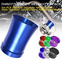 Throttle Body Velocity Stack Air Intake Trumpet Funnel for PCX ADV Vario Click Stylo 160 Lead 125 4V Giorno AirBlade SH Mode