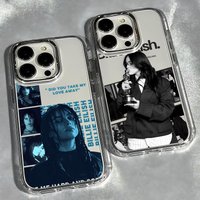 Singer B-Billies E-Eilishs Phone Case For iPhone 17 16e 16 15 14 13 12 11 mini Pro Max X XR XSMAX 8 7 Air Plus Transparent Soft