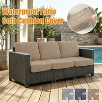 1pc Waterproof Leaf Pattern Jacquard Sofa Cover Thick Universal Sofa Seat Cover Patio Garden Sofa Seat Protector Living Outdoor