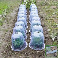Reusable Plant Covers Anti-Bird Snail Protection for Vegetables Seedlings Low Plants Ideal for Farm Garden Yard