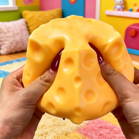 1/3 Pcs Simulation Square Cheese Venting Squishy Elastic Funny Creative Stress Relieving Toy Slow Rebound Child Gift Squeeze Toy