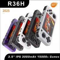 New R36H Retro Handheld Console Open-Source Arkos System Classic Game Consoles 3.5 inch IPS Screen R36S Portable Video Player